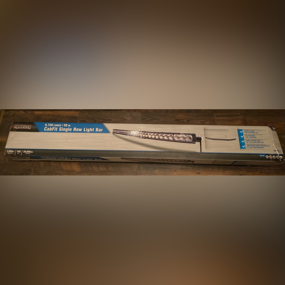 50” CAB-FIT SINGLE ROW LIGHT BAR - Picture 3 of 8